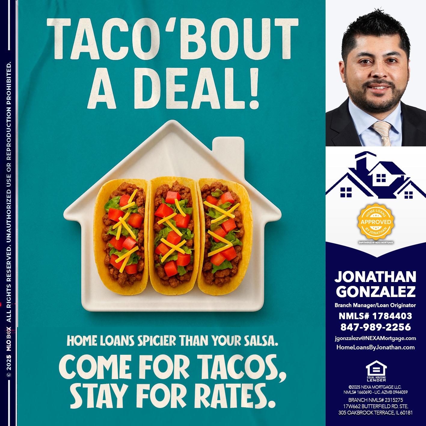 TA-CONVERSEMOS - Jonathan Gonzalez -Branch Manager/Loan Originator
